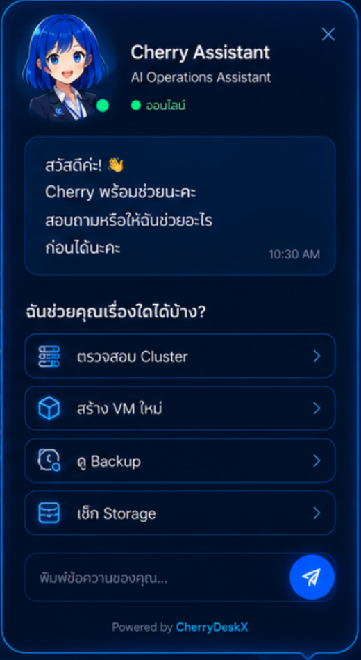 Cherry assistant widget